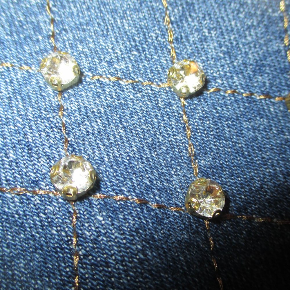 Guess Denim Crystal Jacket - image 2